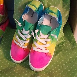 Custom tye dye sneakers